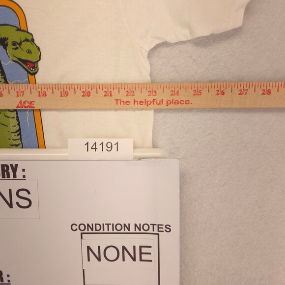 Steven Rhodes Cryptozoology Crew Neck Shirt Mens Size Extra Large XL White - Picture 7 of 9